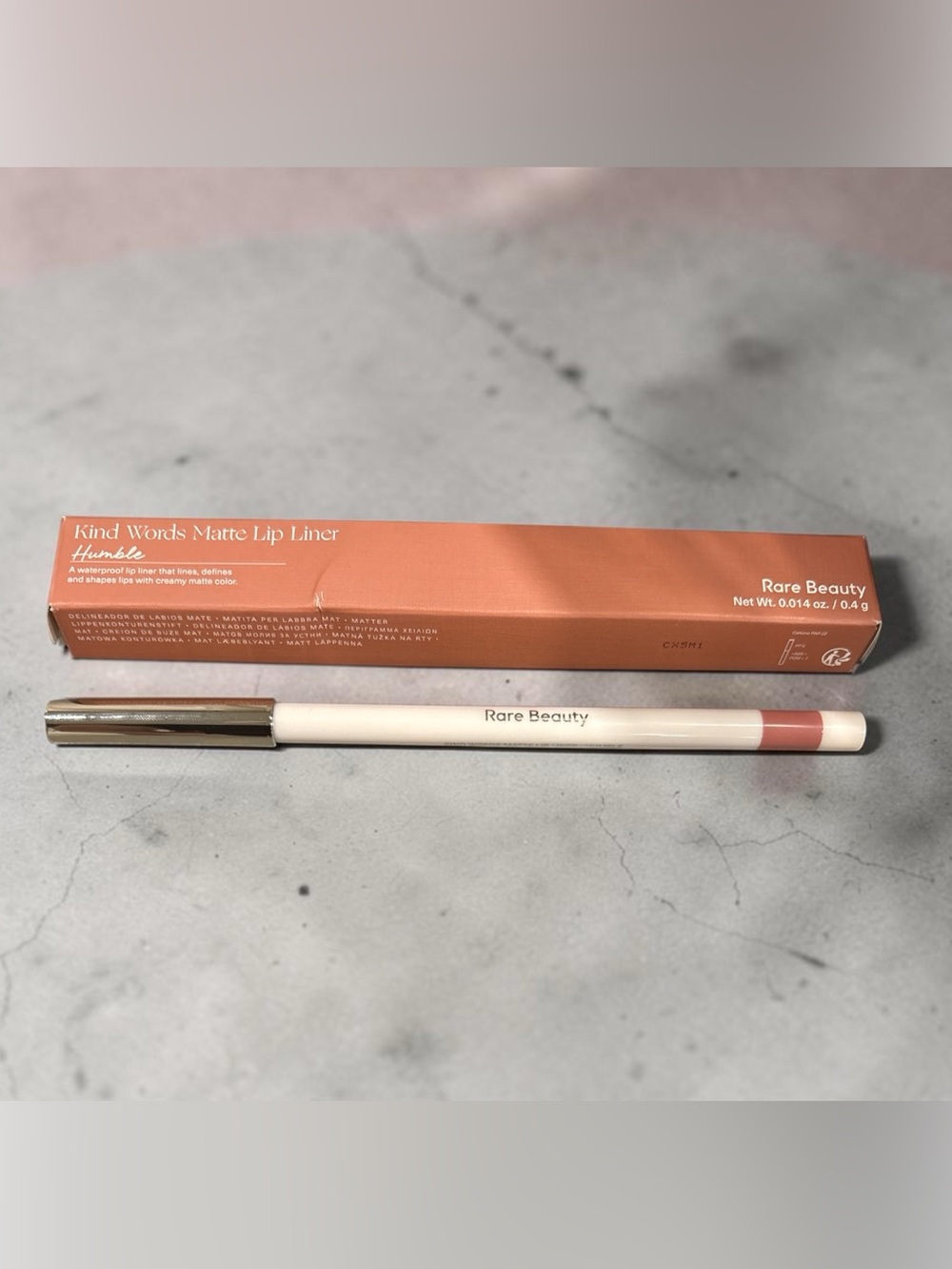 Rare Beauty Lip Liner — Warm Nude Pink